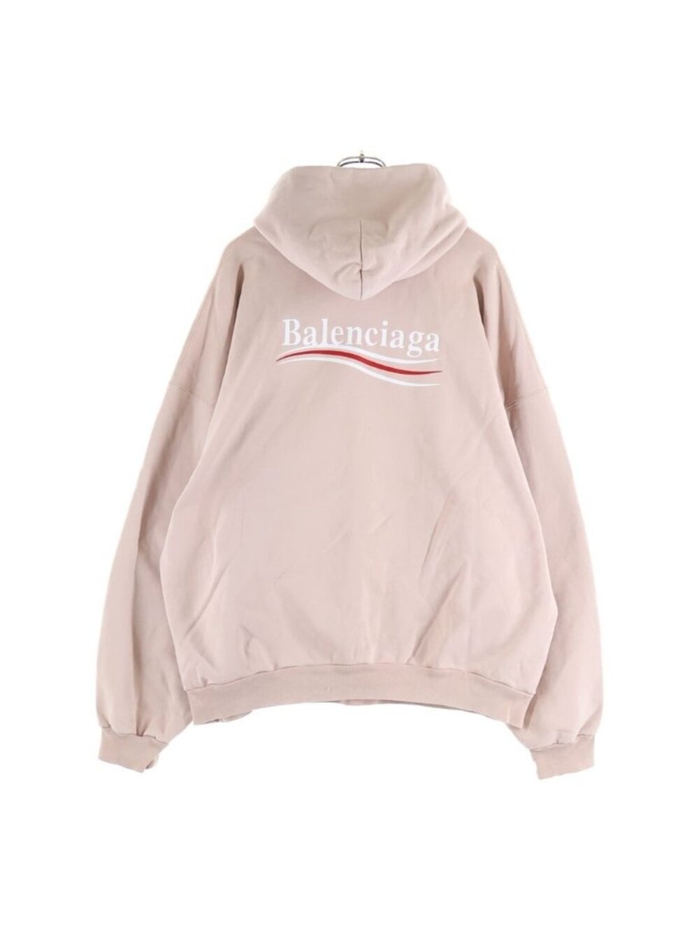 Balenciaga Large Fit Oversize Hoodie Pink